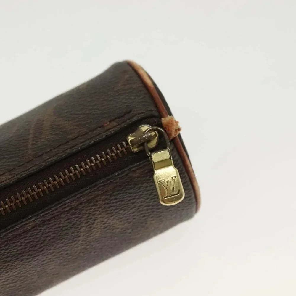 LOUIS VUITTON Monogram Papillon Pouch LV Auth 136696 - Picture 8 of 16